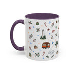San Francisco Christmas Mug | Watercolor City Souvenir | Ceramic Coffee Cup