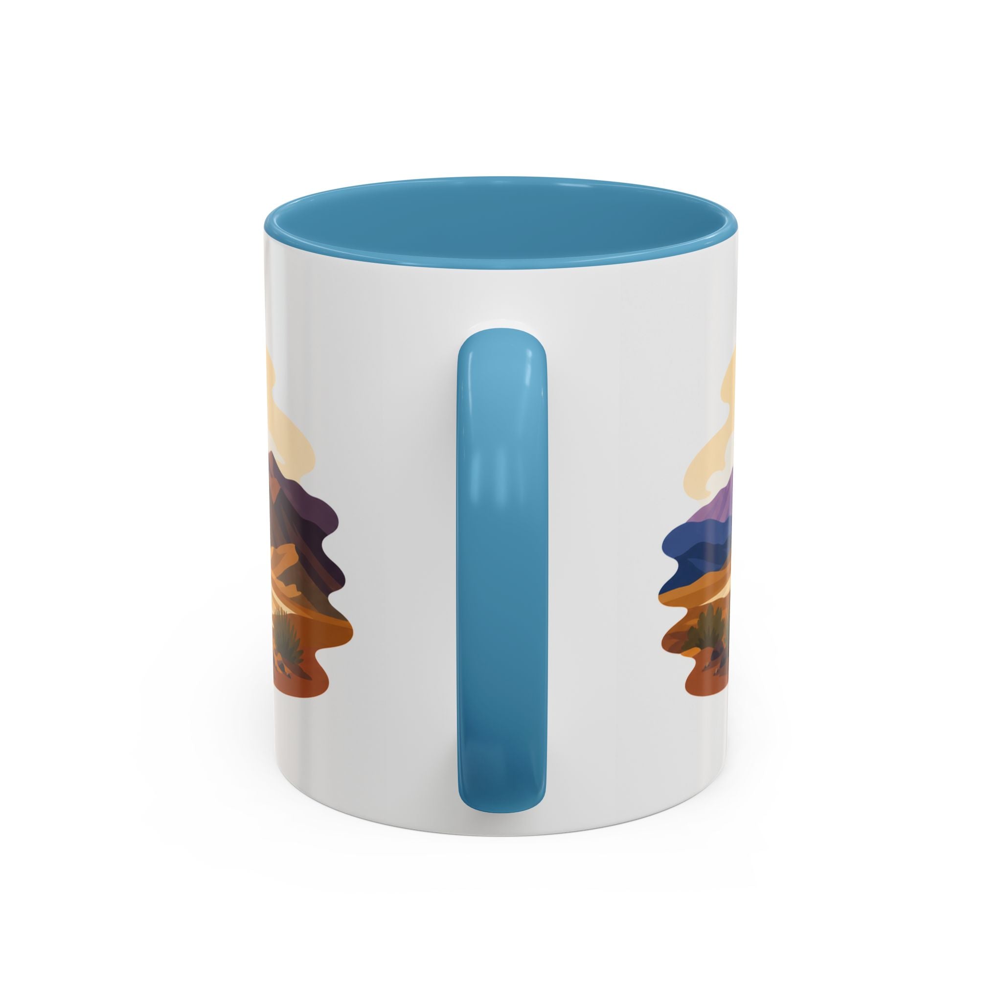 Death Valley National Park Coffee Mug | Solid Color Block Park Souvenir | 11oz 15oz Accent Mug