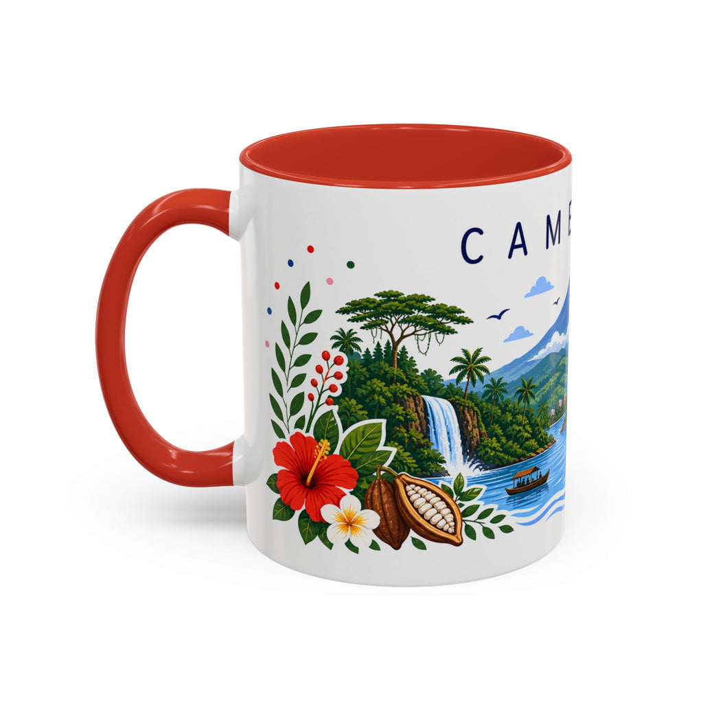 Cameroon Coffee Mug | Travel Souvenir Accent Mug | Place Gift Ceramic Cup 11oz 15oz