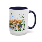 Tunisia Coffee Mug | Travel Souvenir Accent Mug | Place Gift Ceramic Cup 11oz 15oz