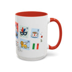 Venice Coffee Mug | Postage Stamp Collage Mug | Travel Souvenir Accent Cup 11oz 15oz