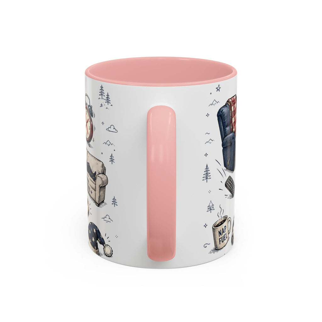 Nap Champion Coffee Mug | Father's Day Gift for Dad | Accent Color Ceramic 11oz 15oz