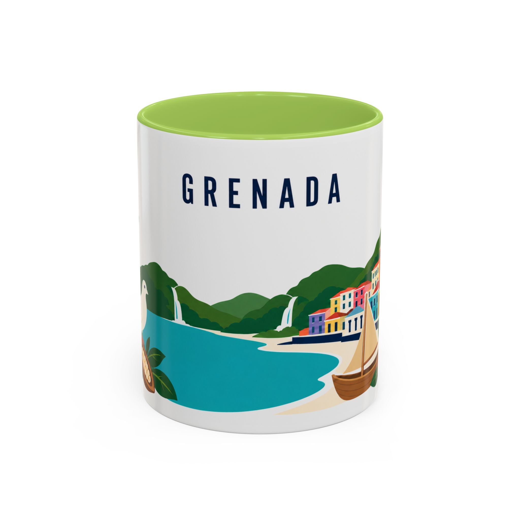Grenada Coffee Mug | Travel Souvenir Accent Mug | Country Gift Ceramic Cup 11oz 15oz