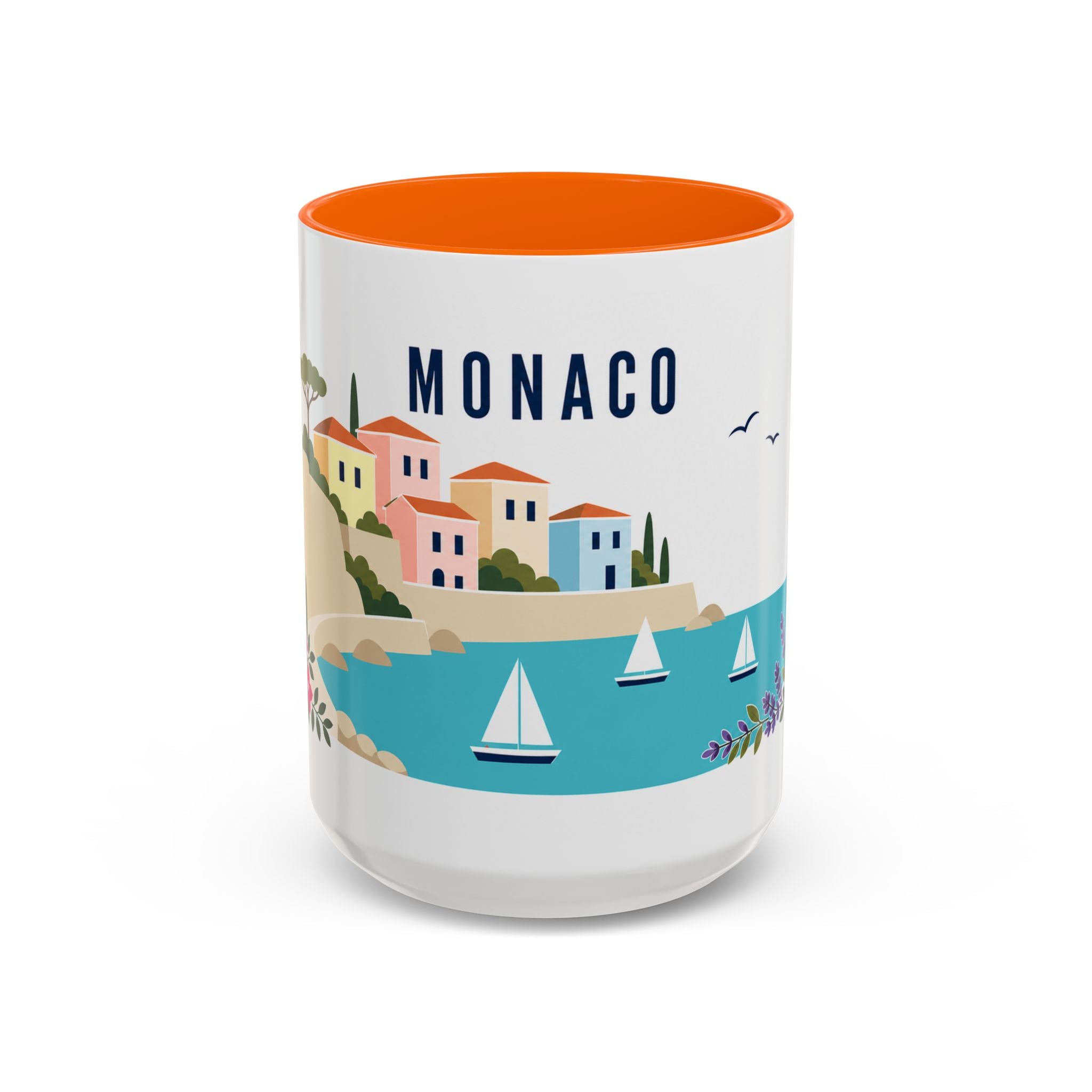 Monaco Coffee Mug | Travel Souvenir Accent Mug | Country Gift Ceramic Cup 11oz 15oz