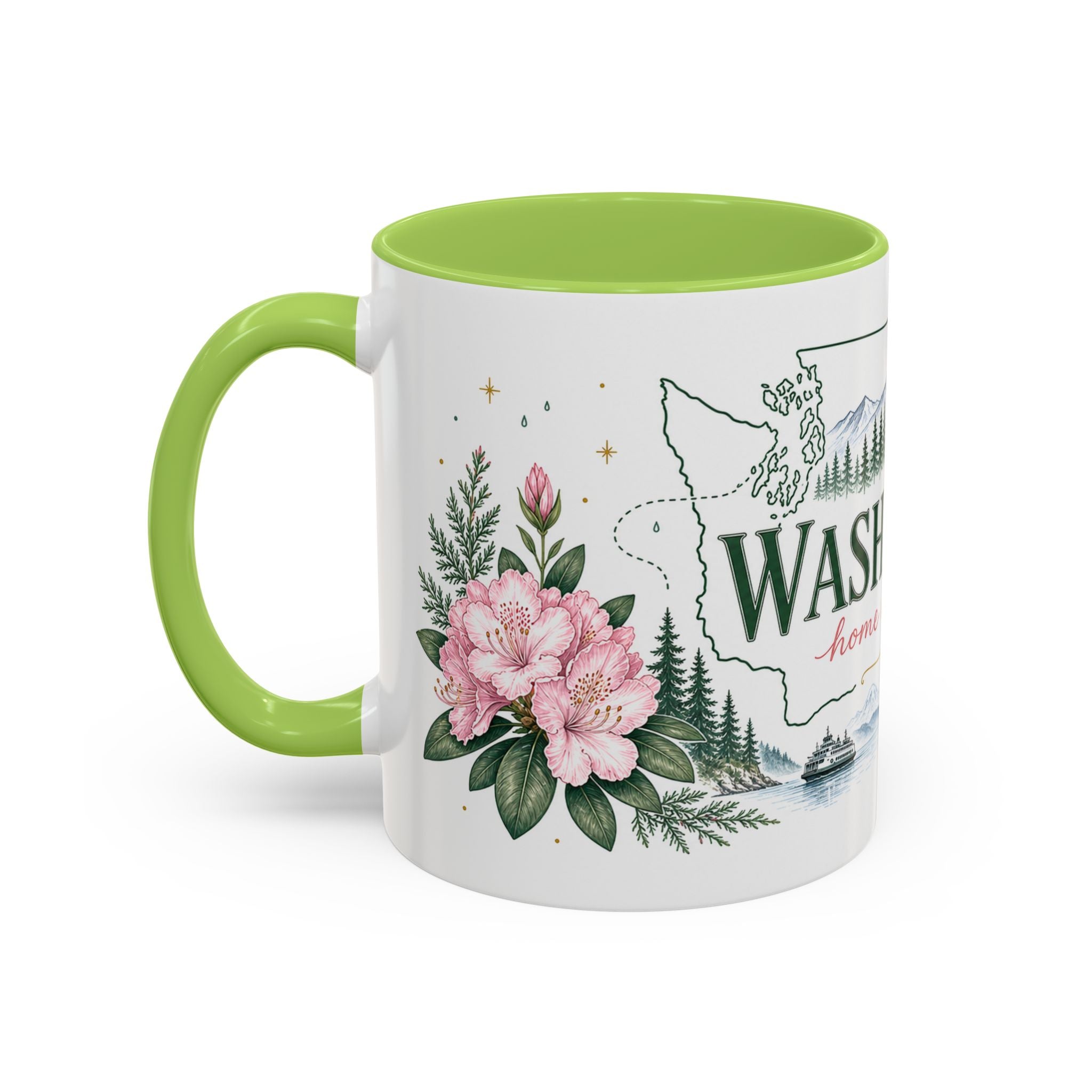Washington State Map Mug | Moving Away, Homesick, Long Distance Friendship Gift