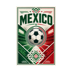Mexico Soccer Fan Art Poster | Matte Vertical Poster | World Cup 2026 Wall Decor