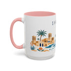 Sharjah Coffee Mug | United Arab Emirates Travel Souvenir | Porcelain Decal City Gift | 11oz 15oz Accent Mug