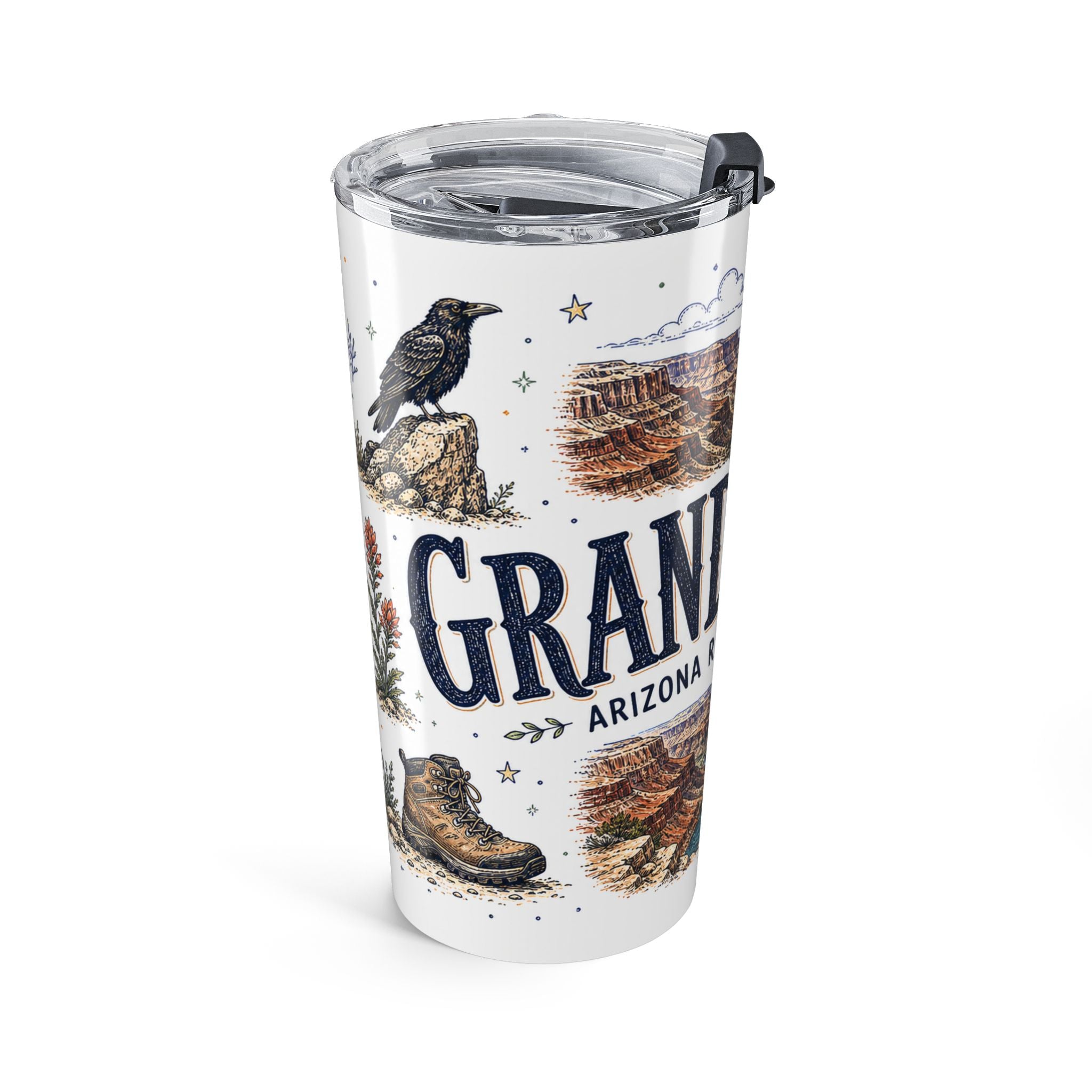 Grand Canyon National Park 20oz Tumbler | Hiking Camping Nature Gift | Insulated Stainless Steel Travel Cup