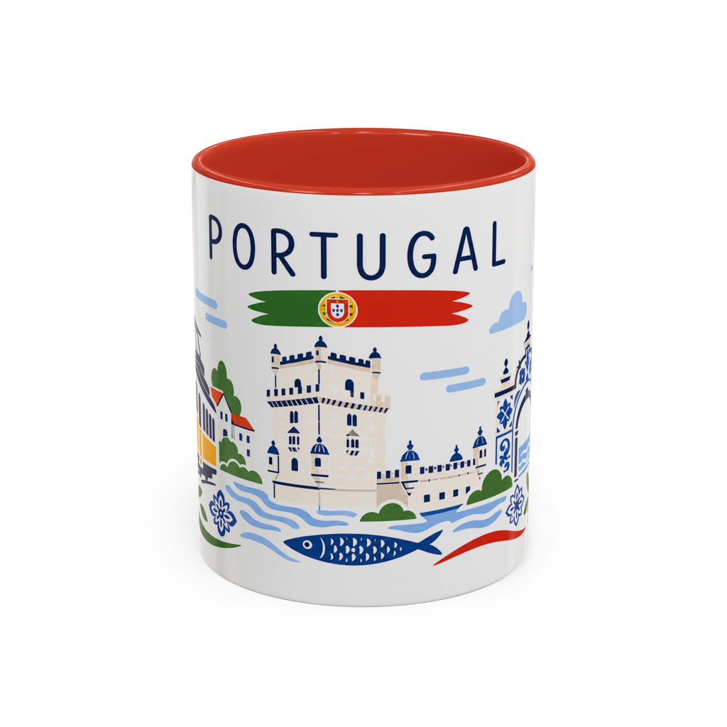 Portugal Coffee Mug | Travel Souvenir Accent Mug | Country Gift Ceramic Cup 11oz 15oz