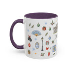 Madrid Christmas Mug | Watercolor City Souvenir, Travel Memories, Ceramic Coffee Cup