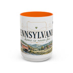 Pennsylvania Home State Mug | Moving Away Gift | Long Distance Friendship Coffee Cup | 11oz 15oz Accent Mug