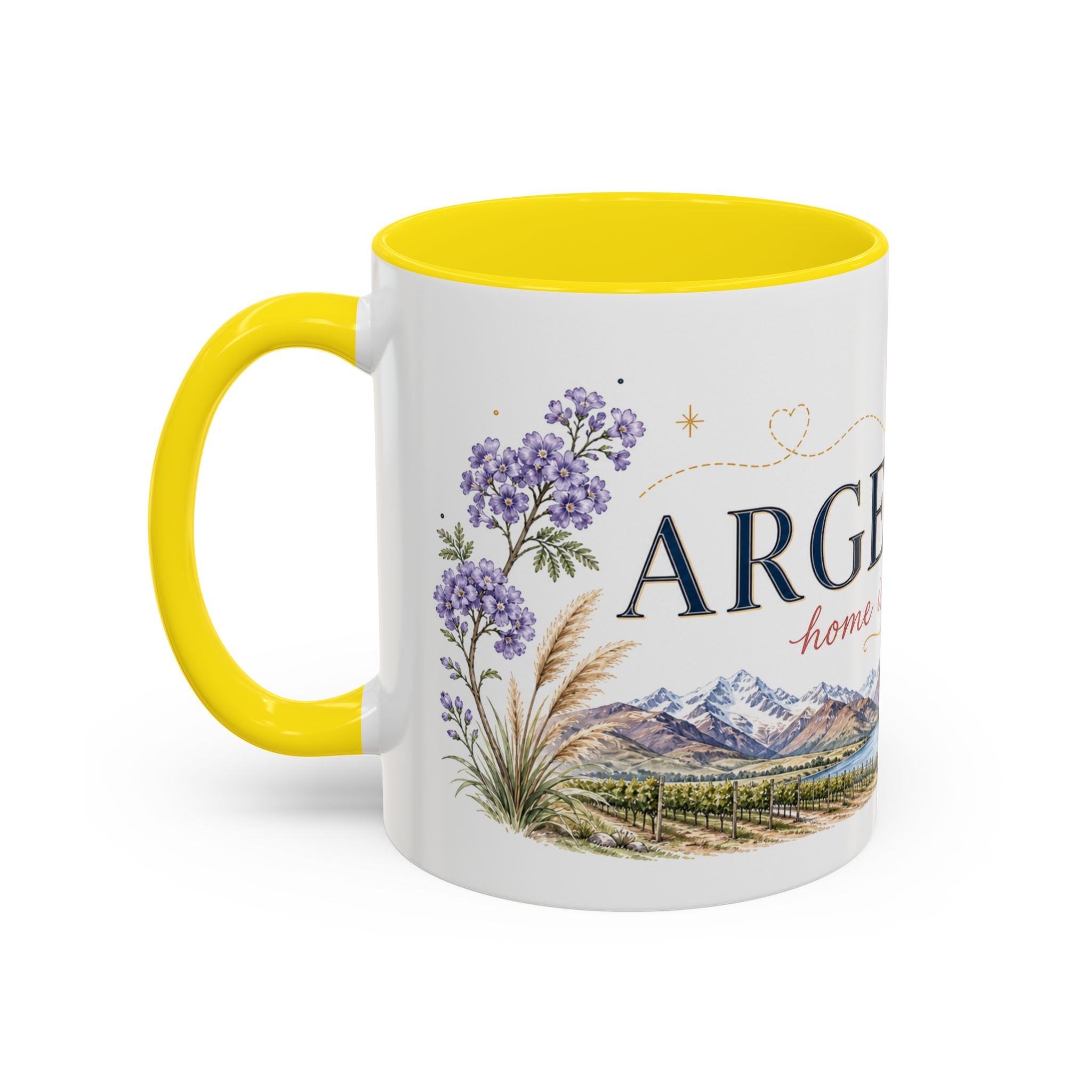 Argentina Home Country Mug | Moving Away Gift | Long Distance Friendship | 11 oz 15 oz Accent Mug