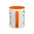 Georgia Sweetbay Magnolia Mug, State Flower Floral Coffee Cup, 11oz Botanical Gift