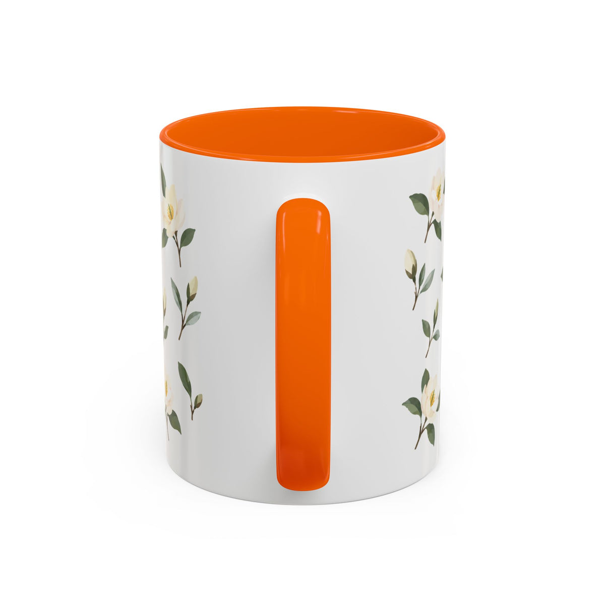 Georgia Sweetbay Magnolia Mug, State Flower Floral Coffee Cup, 11oz Botanical Gift