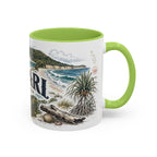 K'gari Mug, Australia Travel Souvenir, Bucket List Gift, Accent Ceramic Coffee Mug 11oz 15oz