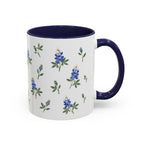 Texas Bluebonnet Mug, State Flower Floral Coffee Cup, 11oz Botanical Gift