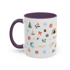 Mammoth Cave National Park Christmas Mug | Watercolor Travel Souvenir | Holiday Gift | Accent Ceramic Coffee Cup 11oz 15oz