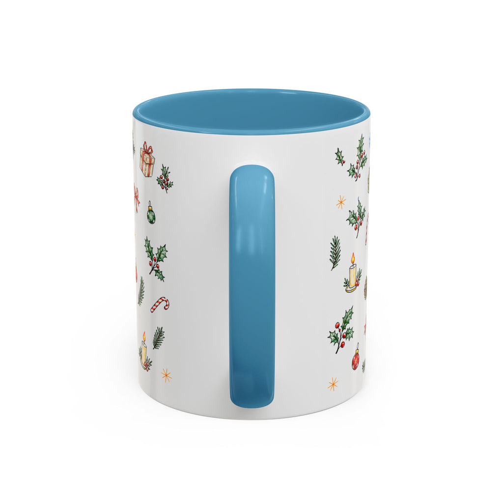 Lisbon Christmas Mug | Watercolor City Souvenir | Ceramic Coffee Cup 11oz 15oz