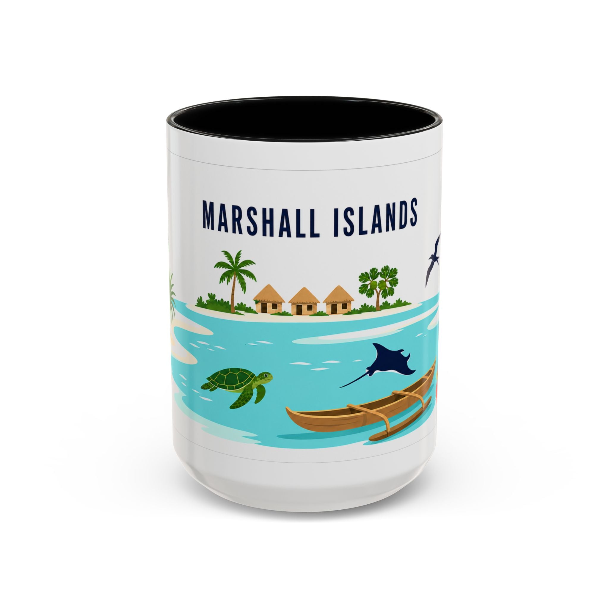 Marshall Islands Coffee Mug | Travel Souvenir Accent Mug | Country Gift Ceramic Cup 11oz 15oz