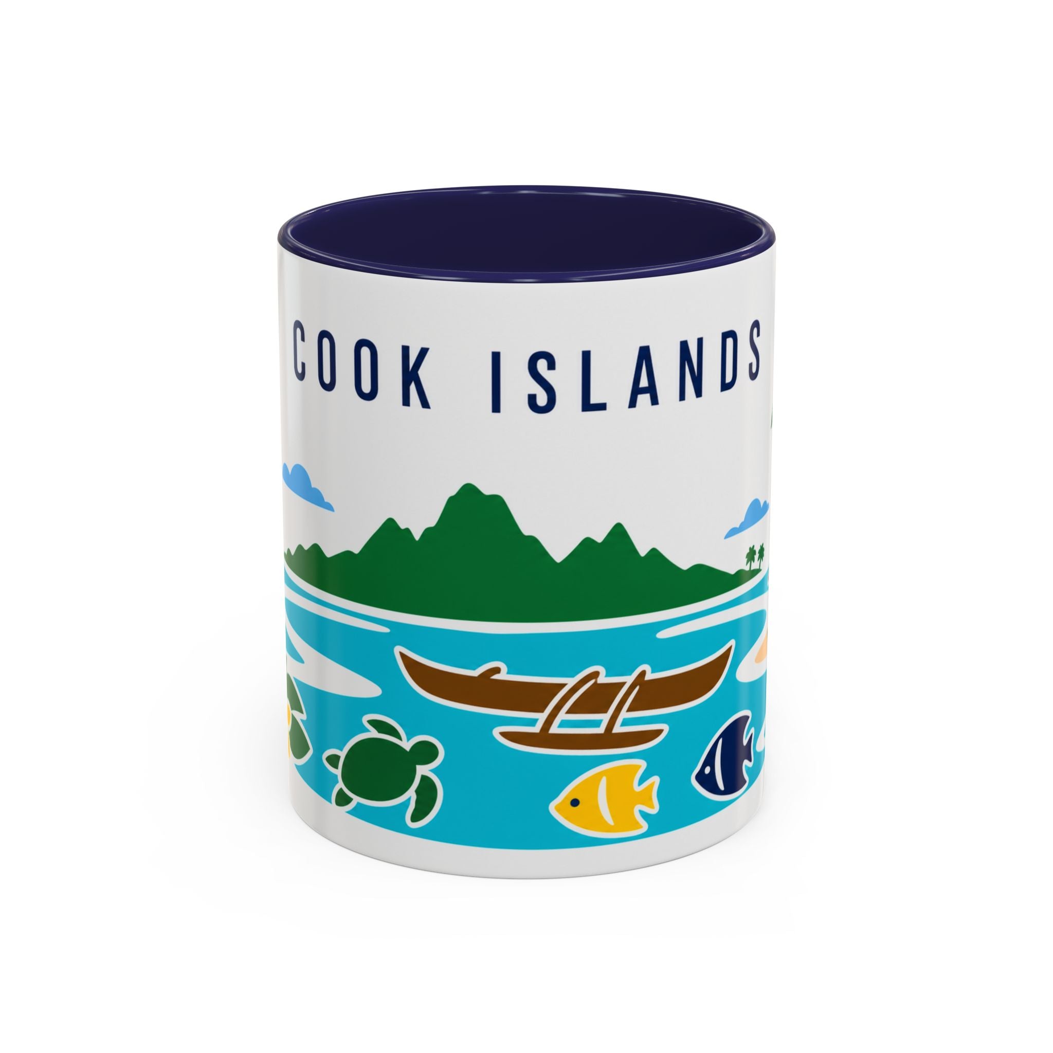 Cook Islands Coffee Mug | Travel Souvenir Accent Mug | Country Gift Ceramic Cup 11oz 15oz