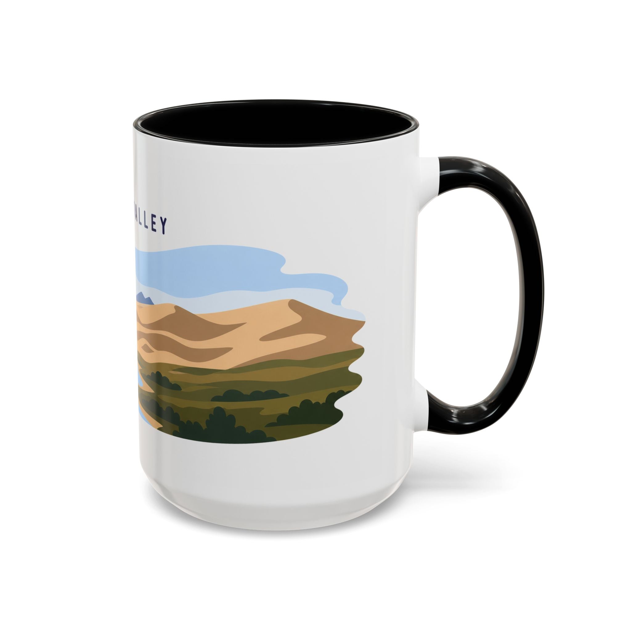 Kobuk Valley National Park Coffee Mug | Solid Color Block Park Souvenir | 11oz 15oz Accent Mug