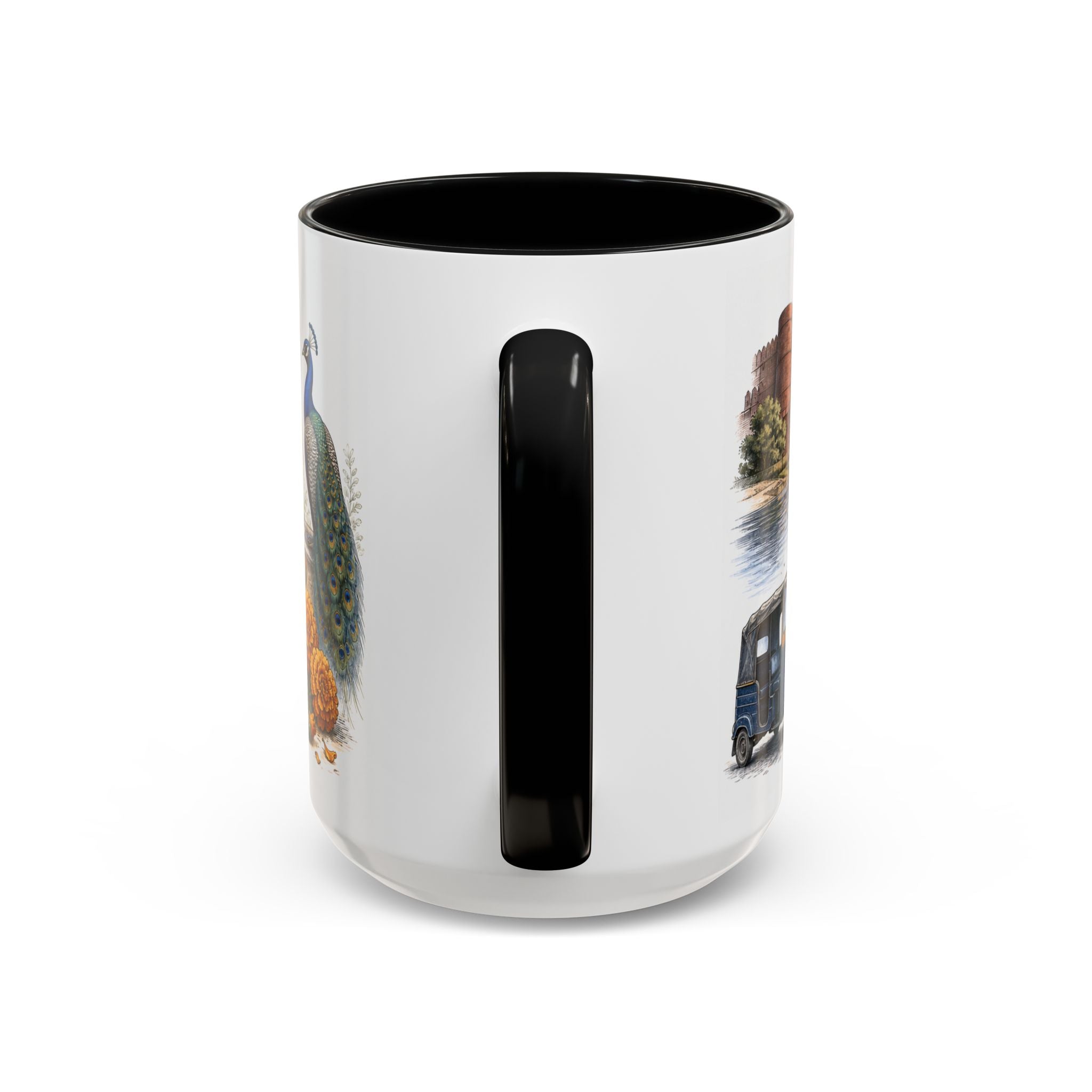 Agra Coffee Mug | India Travel Souvenir | Vintage Illustrated City Gift | 11 oz 15 oz Accent Mug