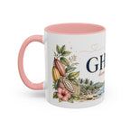 Ghana Home Country Mug | Moving Away Gift | Long Distance Friendship | 11 oz 15 oz Accent Mug