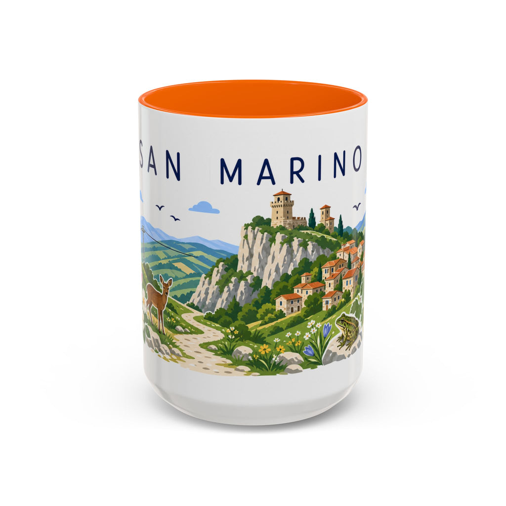San Marino Coffee Mug | Travel Souvenir Accent Mug | Country Gift Ceramic Cup 11oz 15oz
