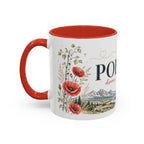 Poland Home Country Mug | Moving Away Gift | Long Distance Friendship | 11 oz 15 oz Accent Mug