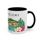 Saint Barthélemy Coffee Mug | Travel Souvenir Accent Mug | Country Gift Ceramic Cup 11oz 15oz