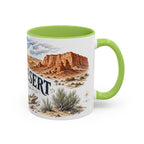 Gobi Desert Mug, Mongolia Travel Souvenir, Bucket List Gift, Accent Ceramic Coffee Mug 11oz 15oz