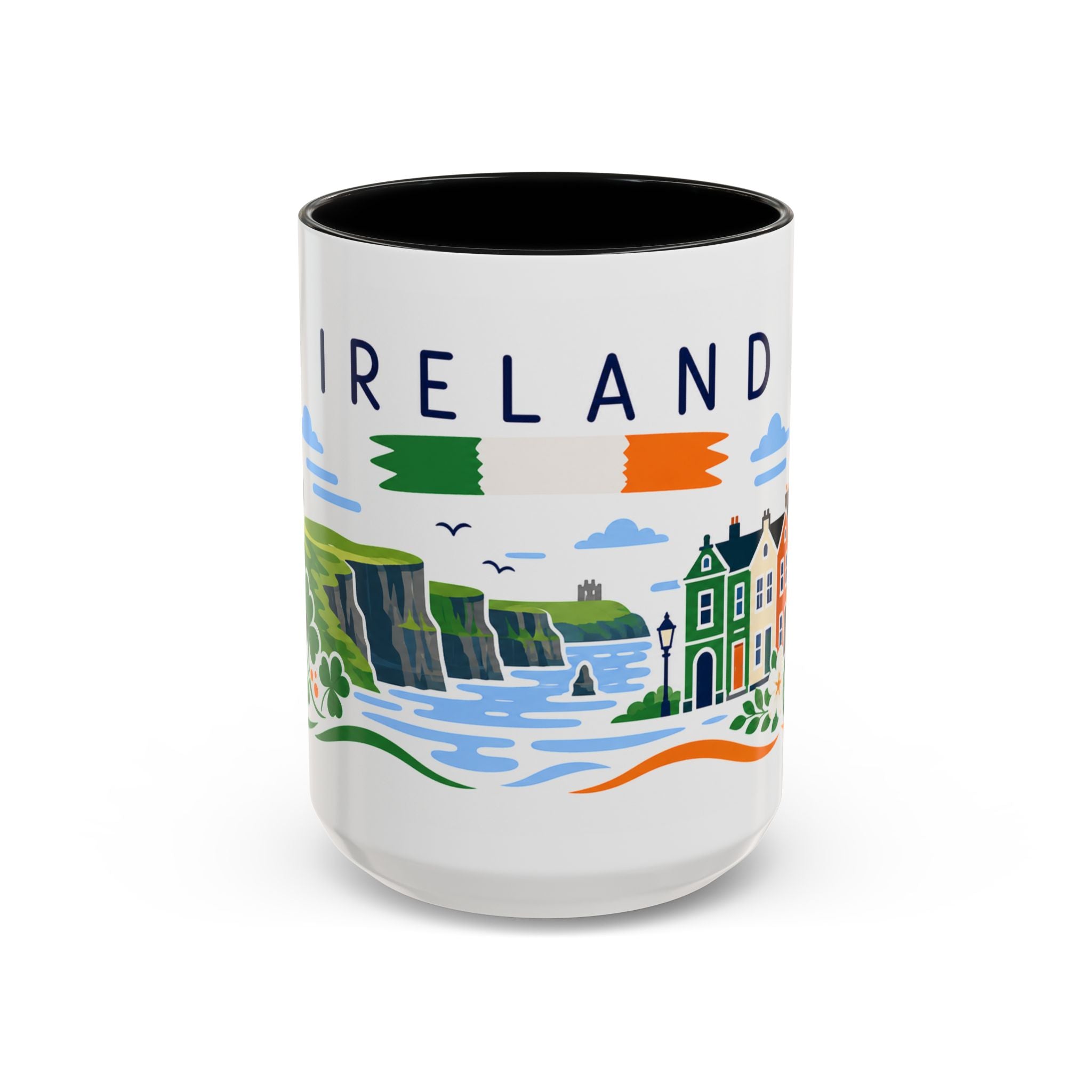 Ireland Coffee Mug | Travel Souvenir Accent Mug | Country Gift Ceramic Cup 11oz 15oz
