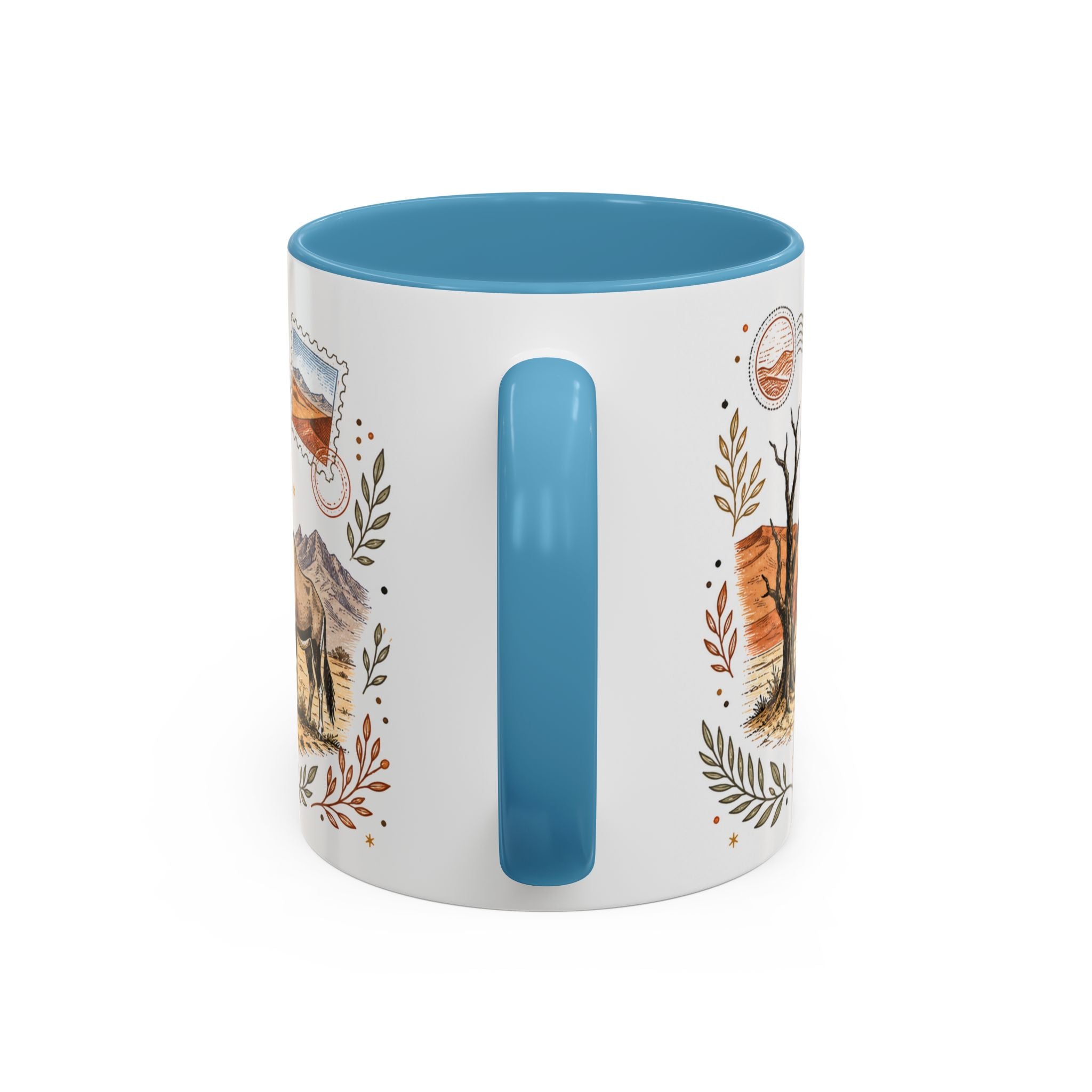 Namib Desert Coffee Mug | Travel Destination Souvenir Gift | Accent Color Ceramic 11oz 15oz