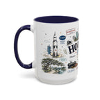 Houston Coffee Mug | Texas Souvenir City Gift | Accent Color Ceramic 11oz 15oz