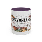 Canyonlands National Park Coffee Mug | Utah Red Rock Desert River Gift | Accent Color Ceramic 11oz 15oz