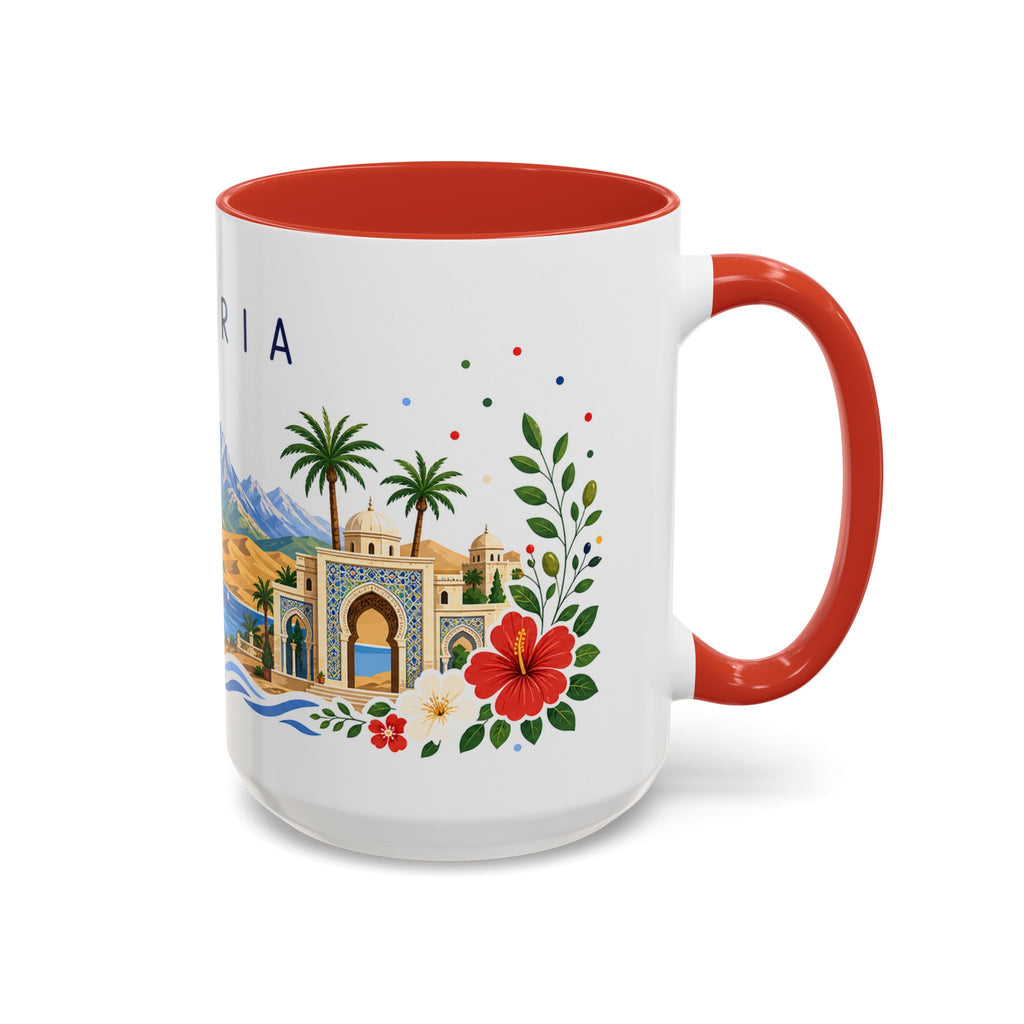 Algeria Coffee Mug | Travel Souvenir Accent Mug | Place Gift Ceramic Cup 11oz 15oz