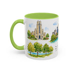 Tulsa Illustrated Travel Mug | City Souvenir Accent Coffee Mug | 11oz 15oz Ceramic Cup