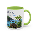 Saint Helena Coffee Mug | Travel Souvenir Accent Mug | Country Gift Ceramic Cup 11oz 15oz