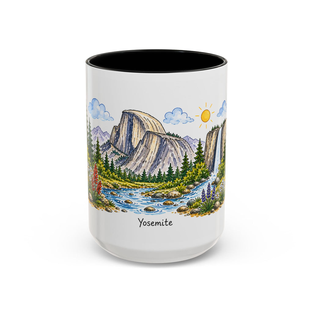 Yosemite National Park Mug | US Travel Souvenir Accent Coffee Mug | 11oz 15oz Ceramic Cup