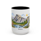 Yosemite National Park Mug | US Travel Souvenir Accent Coffee Mug | 11oz 15oz Ceramic Cup