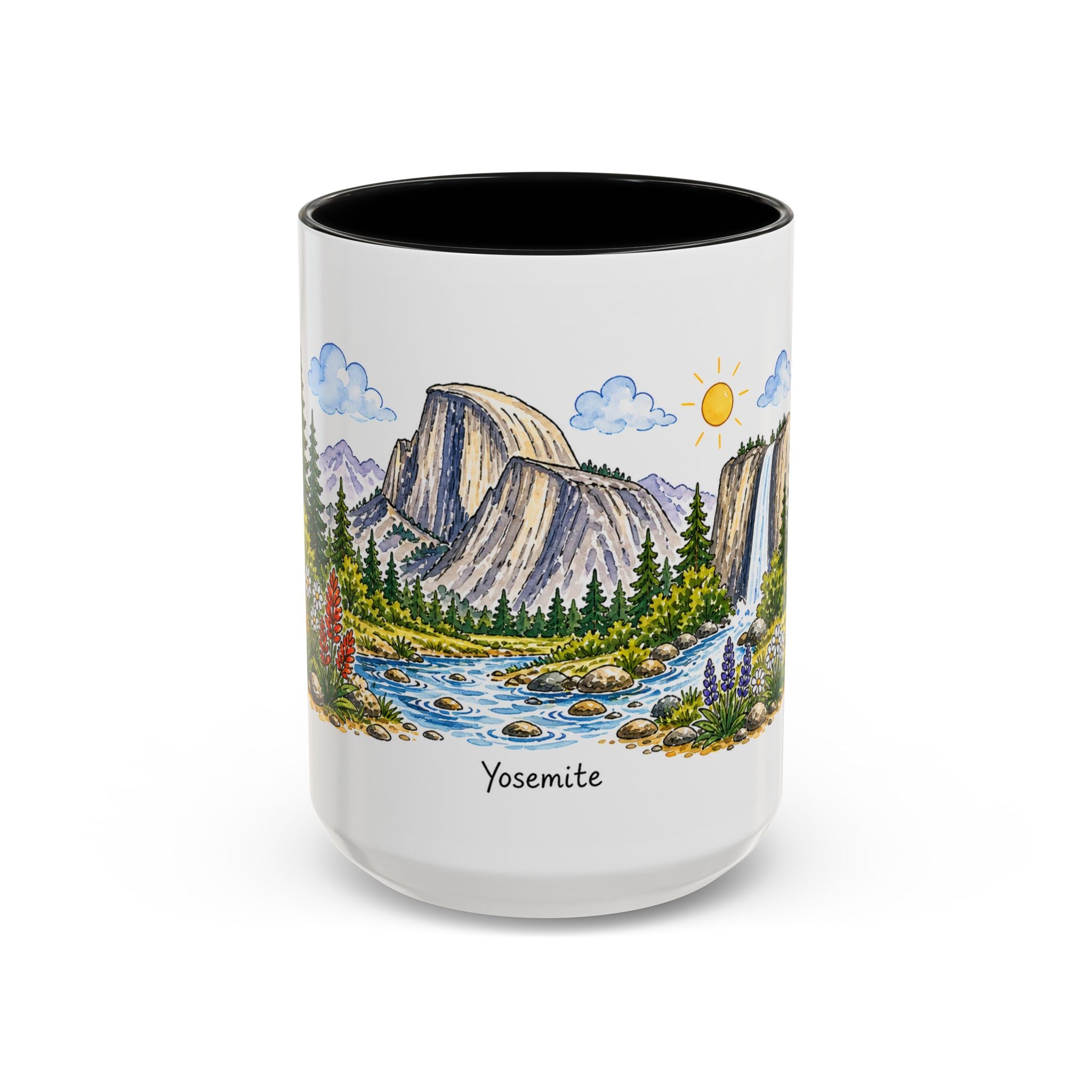 Yosemite National Park Mug | US Travel Souvenir Accent Coffee Mug | 11oz 15oz Ceramic Cup