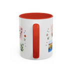Florence Coffee Mug | Postage Stamp Collage Mug | Travel Souvenir Accent Cup 11oz 15oz