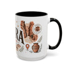Petra Coffee Mug | Travel Destination Souvenir Gift | Accent Color Ceramic 11oz 15oz