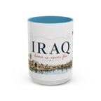 Iraq Home Country Mug | Moving Away Gift | Long Distance Friendship | 11 oz 15 oz Accent Mug