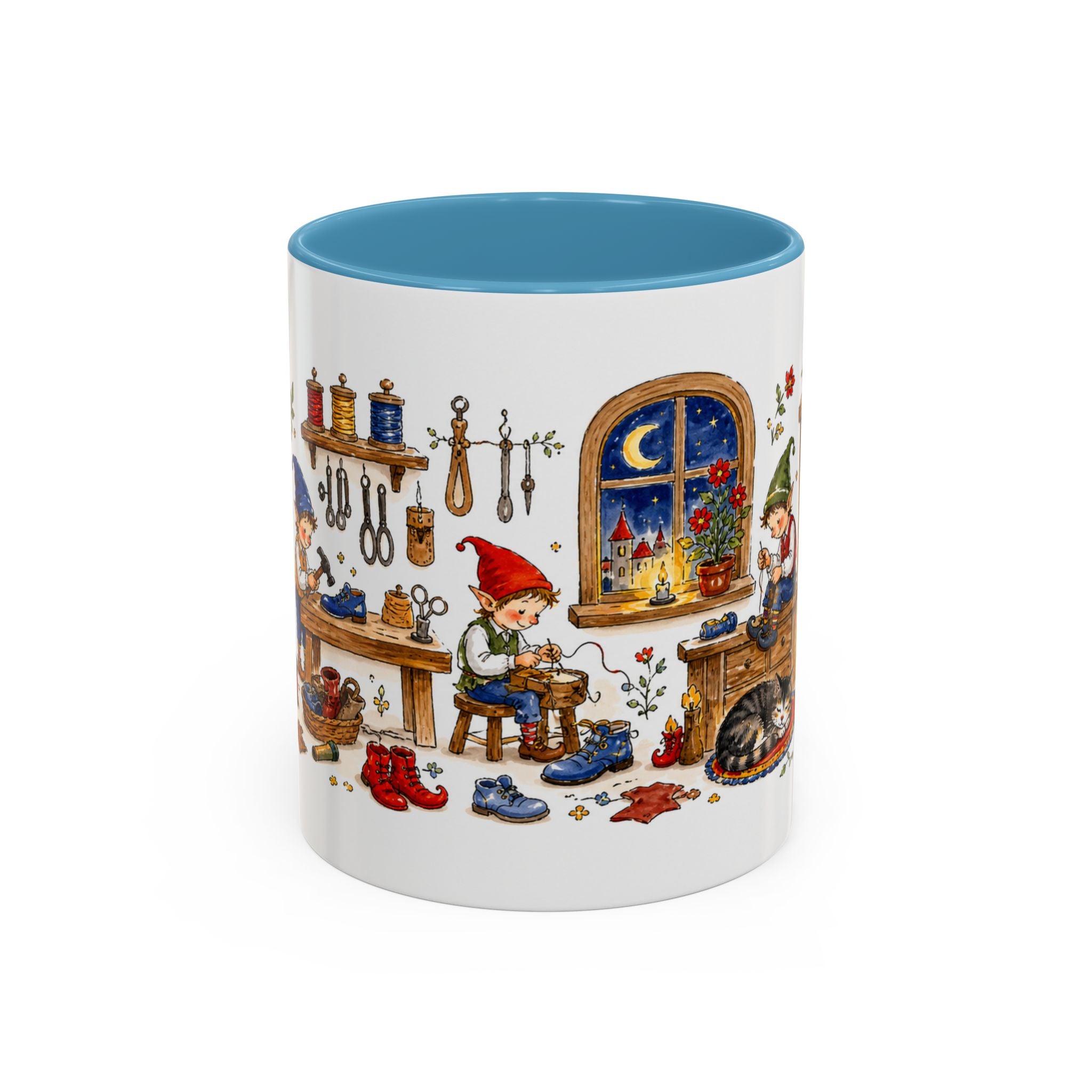 Elves and the Shoemaker Mug | Storybook Accent Coffee Mug | EveryLegend