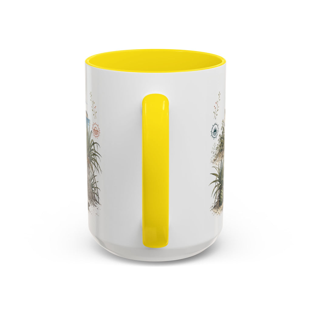 K'gari Mug, Australia Travel Souvenir, Bucket List Gift, Accent Ceramic Coffee Mug 11oz 15oz