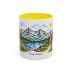 Rocky Mountain National Park Mug | US Travel Souvenir Accent Coffee Mug | 11oz 15oz Ceramic Cup