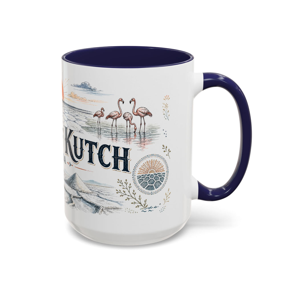 Rann of Kutch Mug, India Travel Souvenir, Bucket List Gift, Accent Ceramic Coffee Mug 11oz 15oz