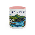 Saint Helena Coffee Mug | Travel Souvenir Accent Mug | Country Gift Ceramic Cup 11oz 15oz