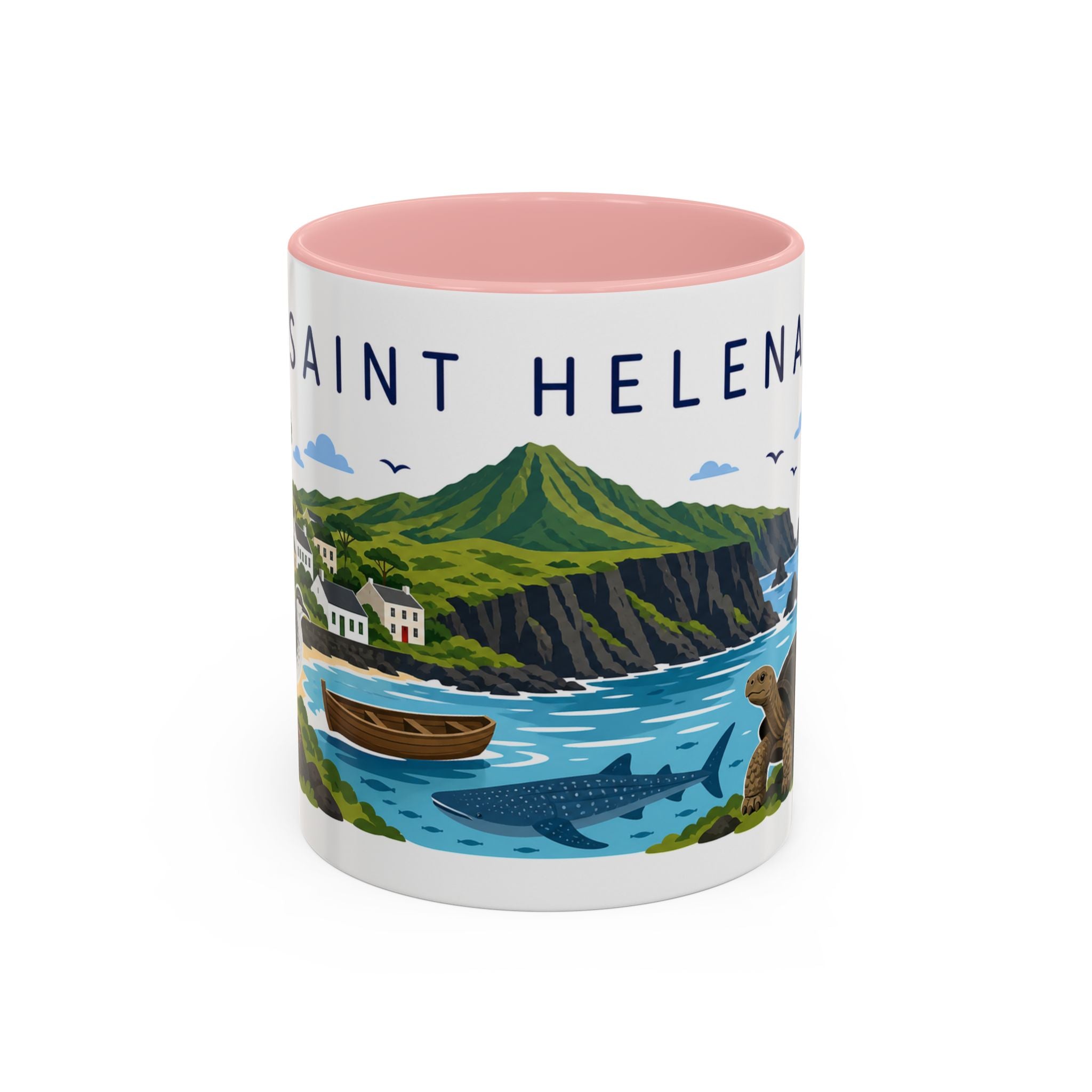 Saint Helena Coffee Mug | Travel Souvenir Accent Mug | Country Gift Ceramic Cup 11oz 15oz